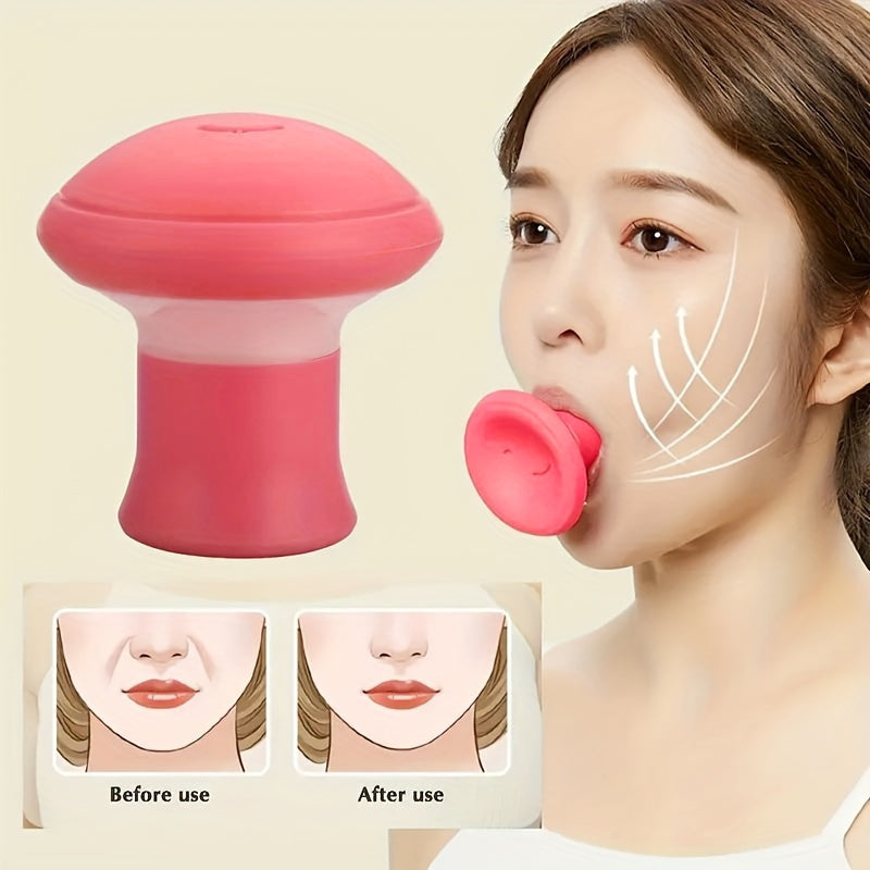 Masseur de Lifting du visage en Silicone, ligne en V, entraeineur musculaire, reducteur de Double menton, outil de Yoga du visage, exercice souriant sans alcool, 1 ` 5 pieces